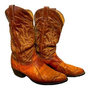 Men’s size 11 leather Tony Lama cowboy boots. Vintage